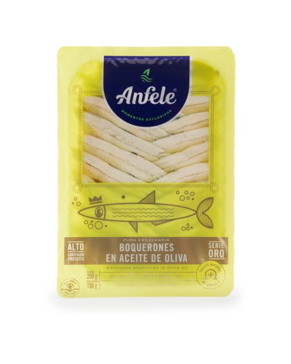 Boquerones en Vinagre "Serie Oro" Aceite de Oliva 150 g.