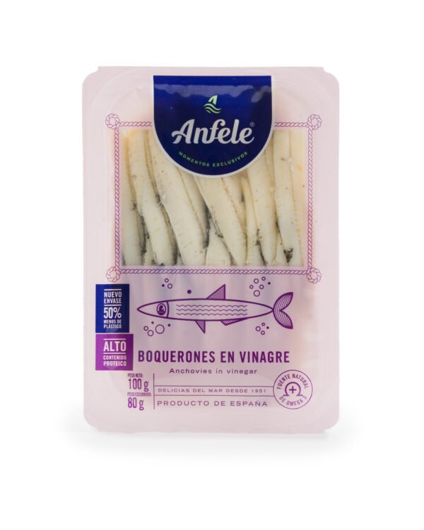 Boquerones en Vinagre "Serie Azul" 80 g.